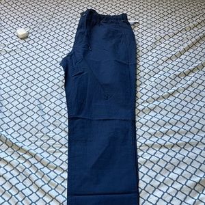 Navy Blue GAP Linen Pants, Brand New Large